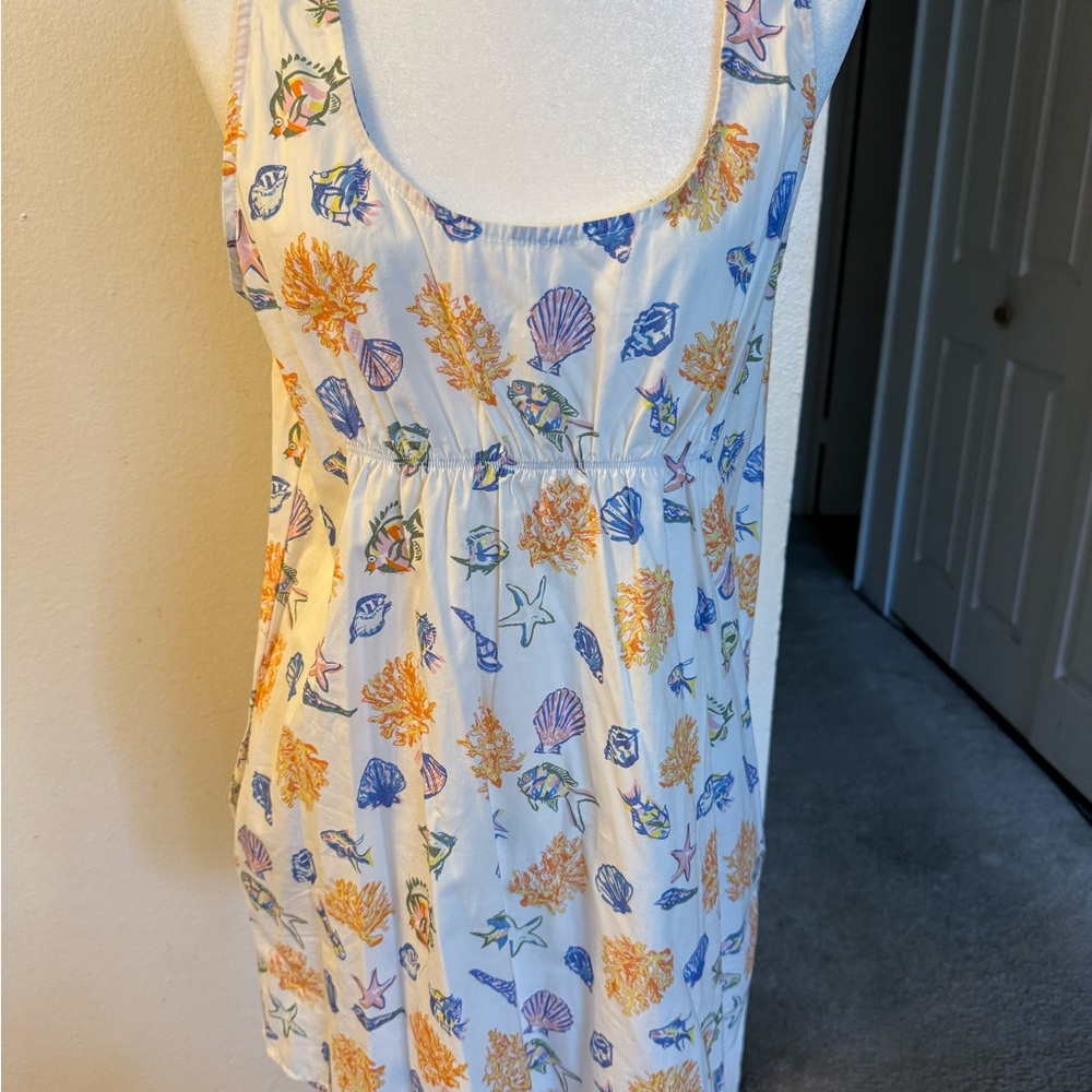 Ciao Lucia Cream Smocked Mini Dress